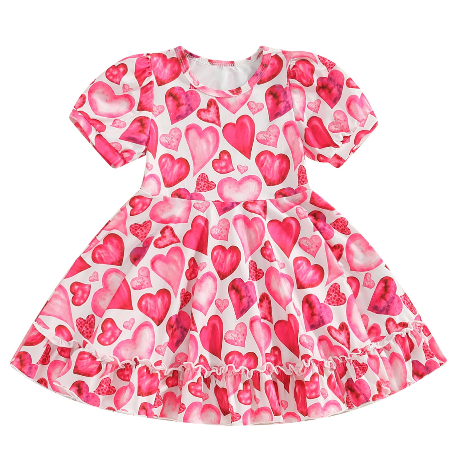 Canis Toddler Baby Little Girls Valentine 'S Day Dress Short Balloon S – Cutebab WBBAPB0CNRDSM3Z