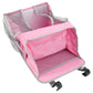 Cabilock Creative Hanging Organizer for Crib Diaper Storage Bag High Load Capacity for Strollers and Bed Rails for Essentials an