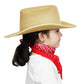 Aeromax Jr. Cowboy Hat With Bandanna, Tan One Size