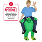 Morph Morphsuits Alien Piggyback Kids Costume, One Size (Mckpbal)