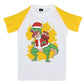 RISH Tshirt for Boys and Kids | Super Soft Cotton Fabric Green Trex Printed Casuals  Mustard 1824 Months