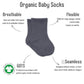 Bistyle Baby Grip Ankle Socks 6 Pairs | Newborn Infant Toddlers Socks Anti-Allergic Cotton | Kids Boys Girls Ankle Socks (As1, A