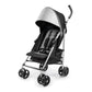 Summer Infant 3Dlite ST Convenience Stroller, Black & Gray - Lightweight Stroller with Steel Frame, Large Seat Area, Multi-Posit