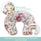 Ievolve Minky Nursing Pillow Cover Breast Feeding Pillow Cover Slipcover U Shape For Baby Boy Girl,Cover Only(Flora)