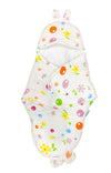 mittenbooty Bunny Wrapper or Swaddle in Ultra Soft Polka dots Muslin Fabric Multicolour