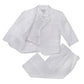 Nancy August Modern Baby Boy Formal Tuxedo With Vest S-Xl-White-M