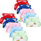 Little Boo New Born BabyS Cotton Cloth Diapers/Langot/Nappy U Shaped Washable And Reusable Nappies (Multicolour,06 Months) Pac