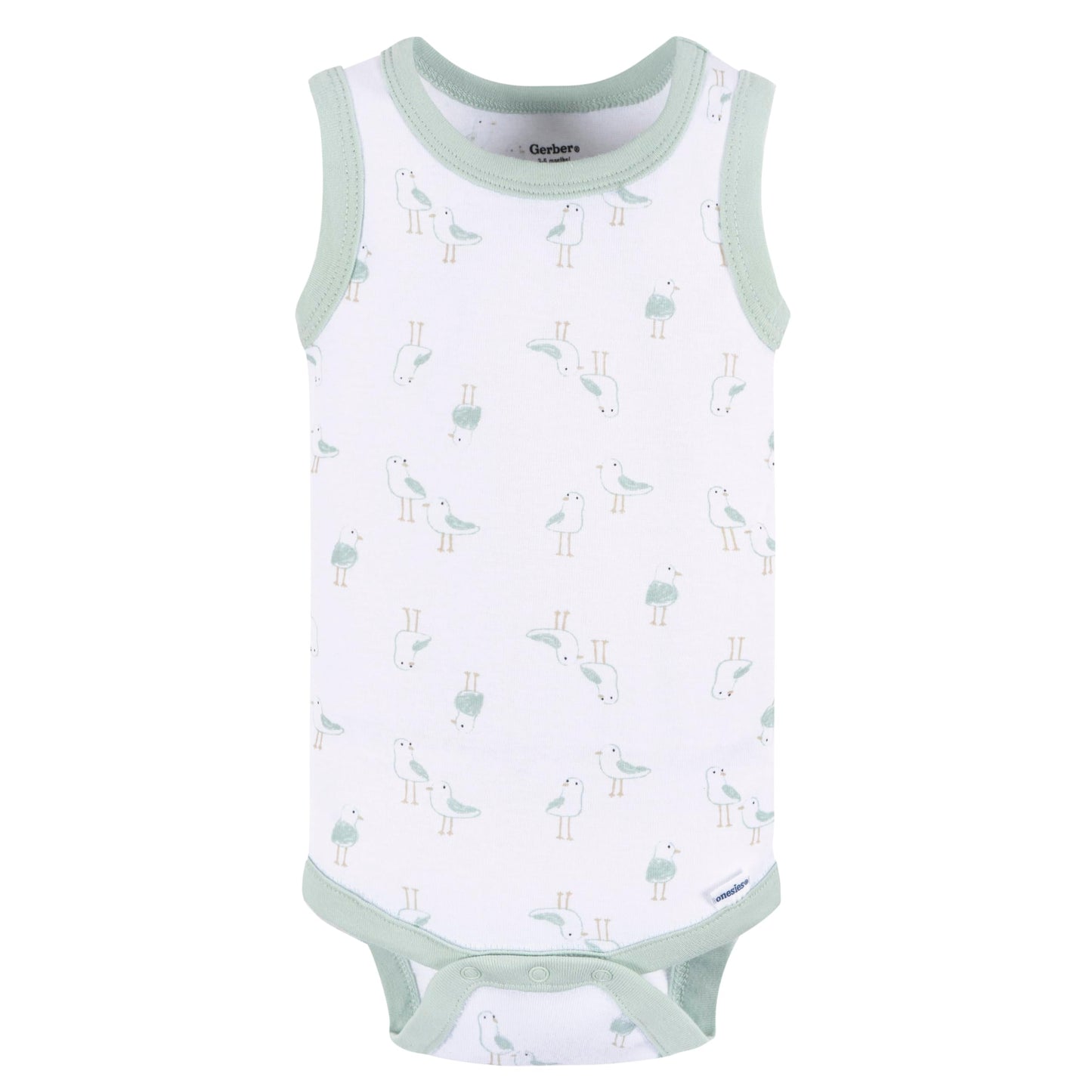 Gerber Baby Boy'S Multi-Pack Sleeveless Onesies Bodysuit, Coastal