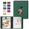 Popotop Photo Album 4X6 100 Pockets With Leather Hardcover Cover, Small Photo Album Holder Book With 50Pcs Pages For Family Trav