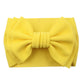 Lddcx Bows For Baby Girls Headband, Newborn Bows Headbands Baby Hair Bows Hairbands Hair Accessories.(Fd104) (Yellow White)