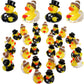 Jerify 120 Pcs Bride Groom Duck Bath Toy 2.5 Inch Wedding Rubber Duck Marriage Mini Ducks for Ceremony Baby Bridal Shower Gift S