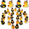 Jerify 120 Pcs Bride Groom Duck Bath Toy 2.5 Inch Wedding Rubber Duck Marriage Mini Ducks for Ceremony Baby Bridal Shower Gift S