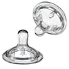 Nanobebe Nipples Baby Bottle Nipples, Silicone Nipple, Triple Vented, Ready To Use, 2-Pack, Preemie