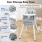 Bosedsang 4 In 1 Portable Baby Highchair Convertible Highchair For Babies And Toddlers - Foldable Carry Small Box, High Chair, I