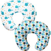 Nursing Pillow Cover 2 Pack For Breastfeeding Pillow, Ultra Soft And Cozy Nursing Pillow Slipcovers, Snug Fits Boppy Pillow, Gre