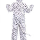 Fun Costumes Tail-Wagging Kids Dalmatian Costume Boys, Black And White Adorable Dog Halloween One-Piece Medium