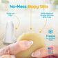 Teetherpop Fillable Silicone Teether for Babies (2-Pack) - Breastmilk Popsicle Molds for Teething w/Spill-Proof Sippy Slits - Fr
