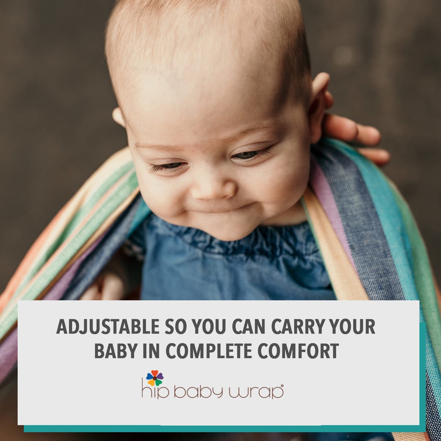 Hip Baby Wrap - 100% Soft Cotton Baby Sling Wrap - Baby Hip Carrier - Nursing Wraps for Breastfeeding, Baby Carrier Sling - Newb