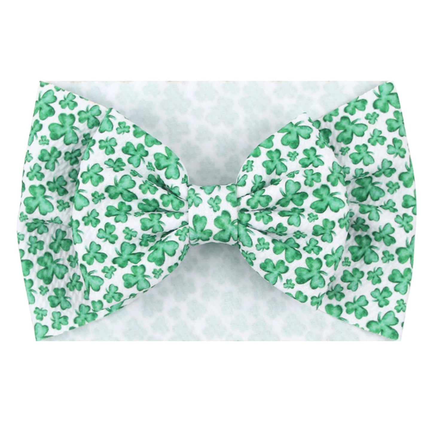 Lddcx Green Baby Bow Headbands Hair Bow For Girts Toddler Baby Shamrock Headband Bows 6-24 Months.(Fd104-Green)