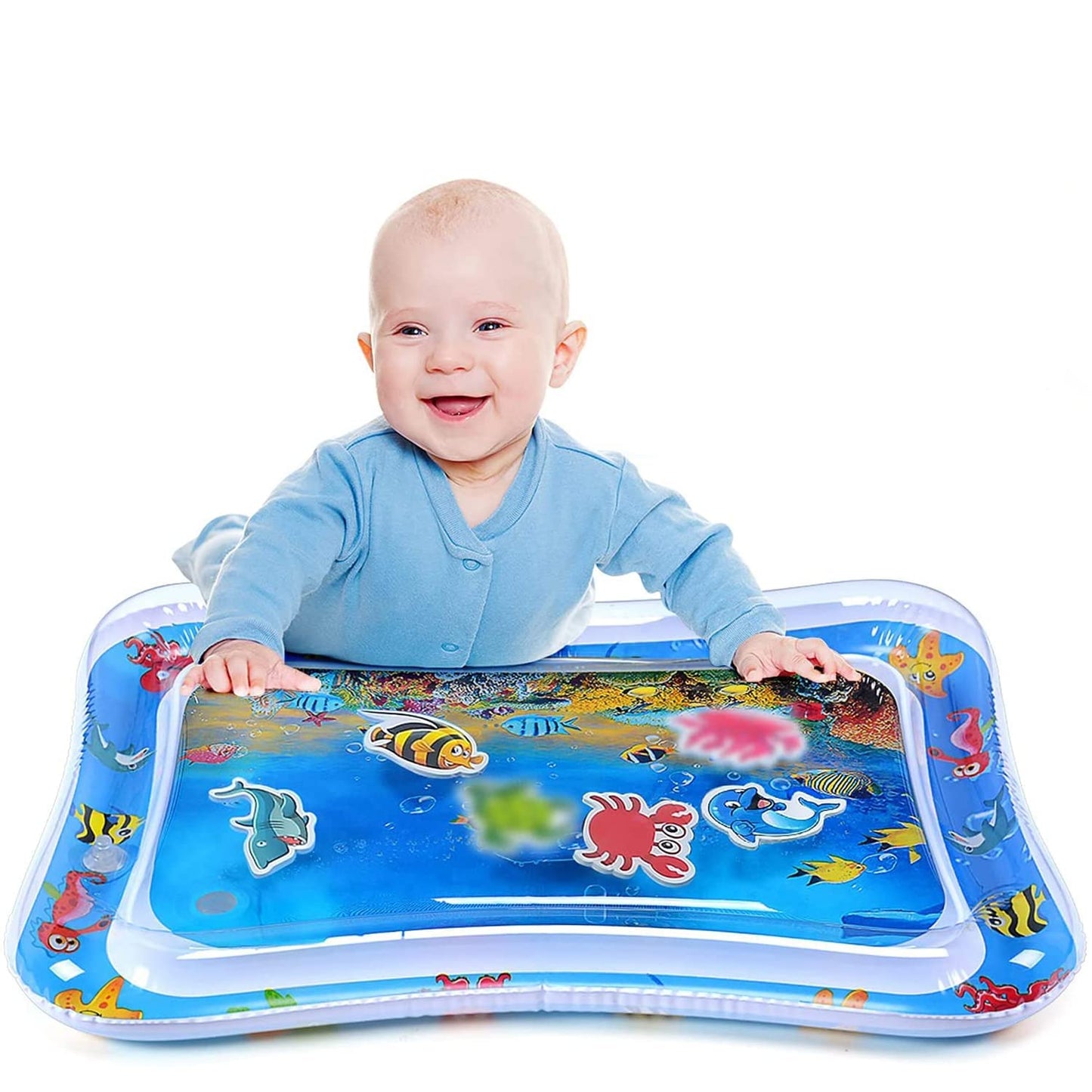 Fun4You Baby Water Play Mat For Infants | Inflatable Tummy Time Play Mat For Babies | LeakProof Water Mat For Kids Early Develo
