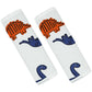 Cuxfls Baby Strap Cover For Children, 2 Pcs Infant Car Seat Belt Cover Pad, Neck Pad Protector For Kids Newborn Toddlers (Navy D