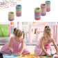 200Pcs Elastic Hair Ties, No Crease Hair Small Ponytail Holders For Kids Girls Baby Toddler, Marcon Color, Christmas Gifts Holid