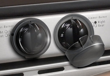 Kidco Stove Knob Covers For Child Safety (5 Pack) Universal Size Charcoal View Childproof Oven Knob Covers For Kids And Pets