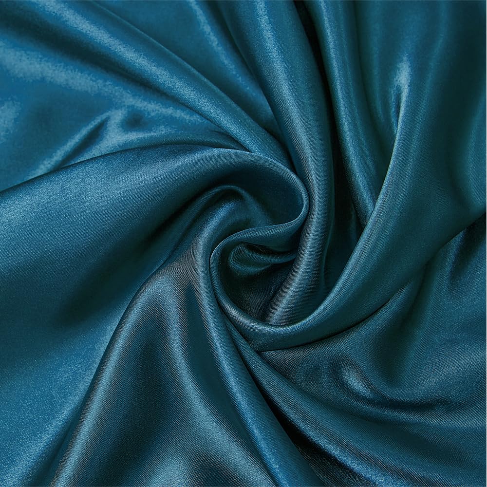 Toddler Pillow Cases 14 X 20 2 Pack Travel Pillowcase Breathable Silky Soft Baby Pillow Cases Deep Sea Blue Kids Satin Pillowcas
