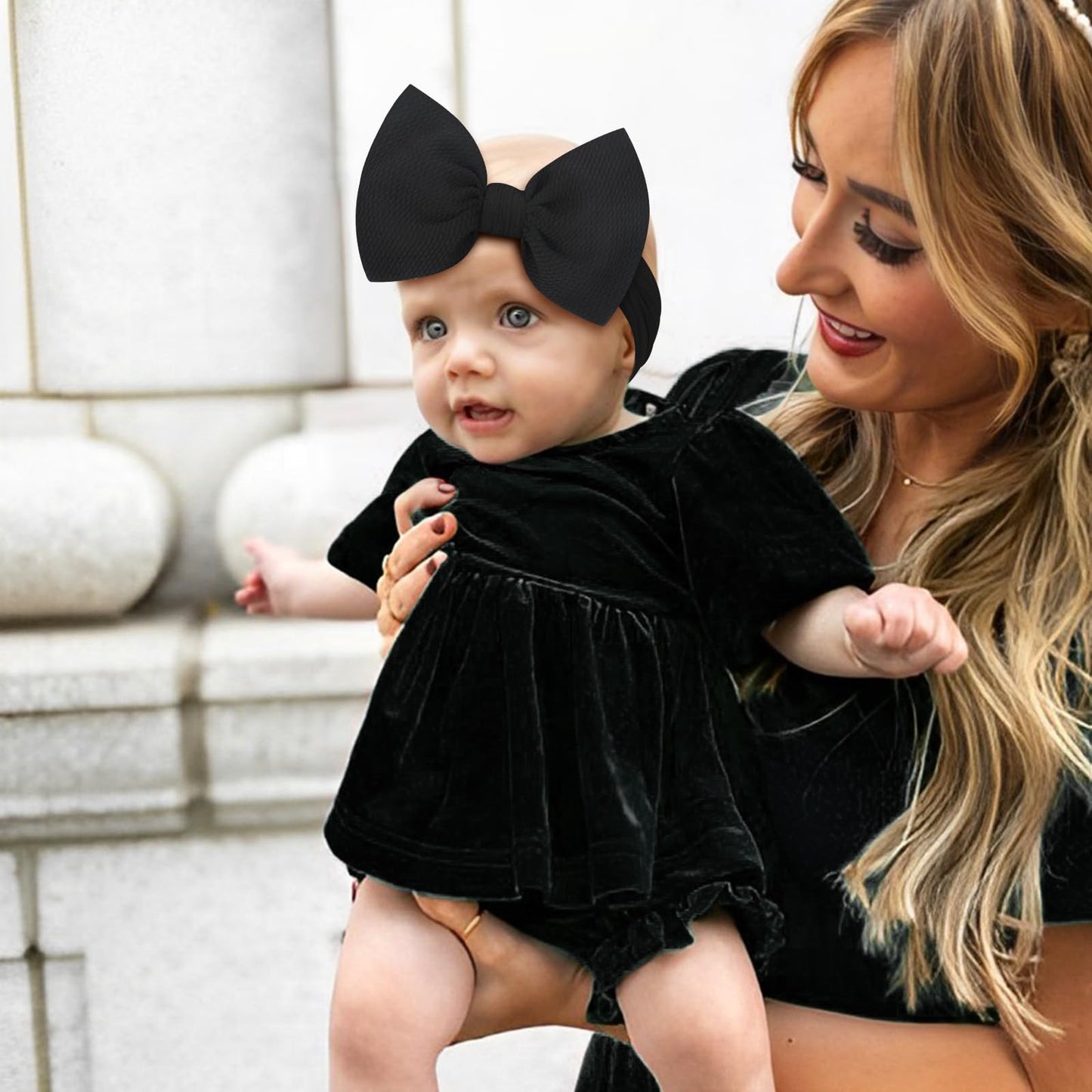 Oneninedream Thanksgiving Turkey Baby Headbands Turkey Hat White Baby Bows For Girls Newborn Toddler Headbands Hair Bows Thanksg