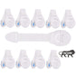 Kitschkitsch Baby Safety Plastic Drawer Locks (Made In India Pack Of 10)