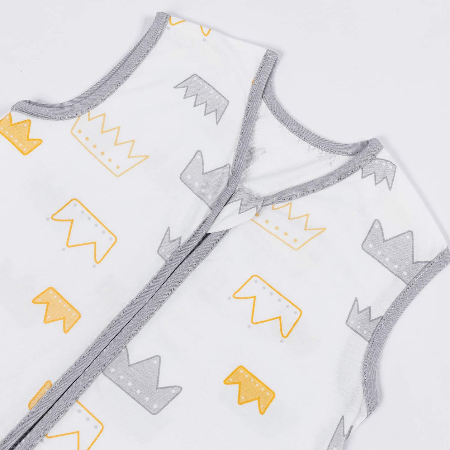 TILLYOU 2 Pack Baby Sleep Sack 6-12 Months 100% Cotton Wearable Blanket 0.5 TOG Sleeveless Summer Sleep Sacks with 2-Way Zipper,
