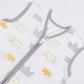 TILLYOU 2 Pack Infant Sleep Sack 0-6 Months 100% Cotton Wearable Blanket 0.5 TOG Sleeveless Summer Sleep Sacks with 2-Way Zipper
