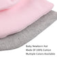 Newborn Baby Girl Hat Cotton Baby Bow Beanie Spring Infant Hats For Girls 0-6Months (White+Pink+Gray, Preemie)