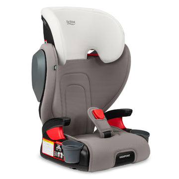 Britax Highpoint Backless Belt-Positioning Booster Seat, Safewash Gray Ombre