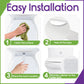 Mars Baby Child Safety Toilet Seat Lock - Easy To Install And Use Toilet Lock, Baby Proof Your Bathroom - Easy Install No Tools
