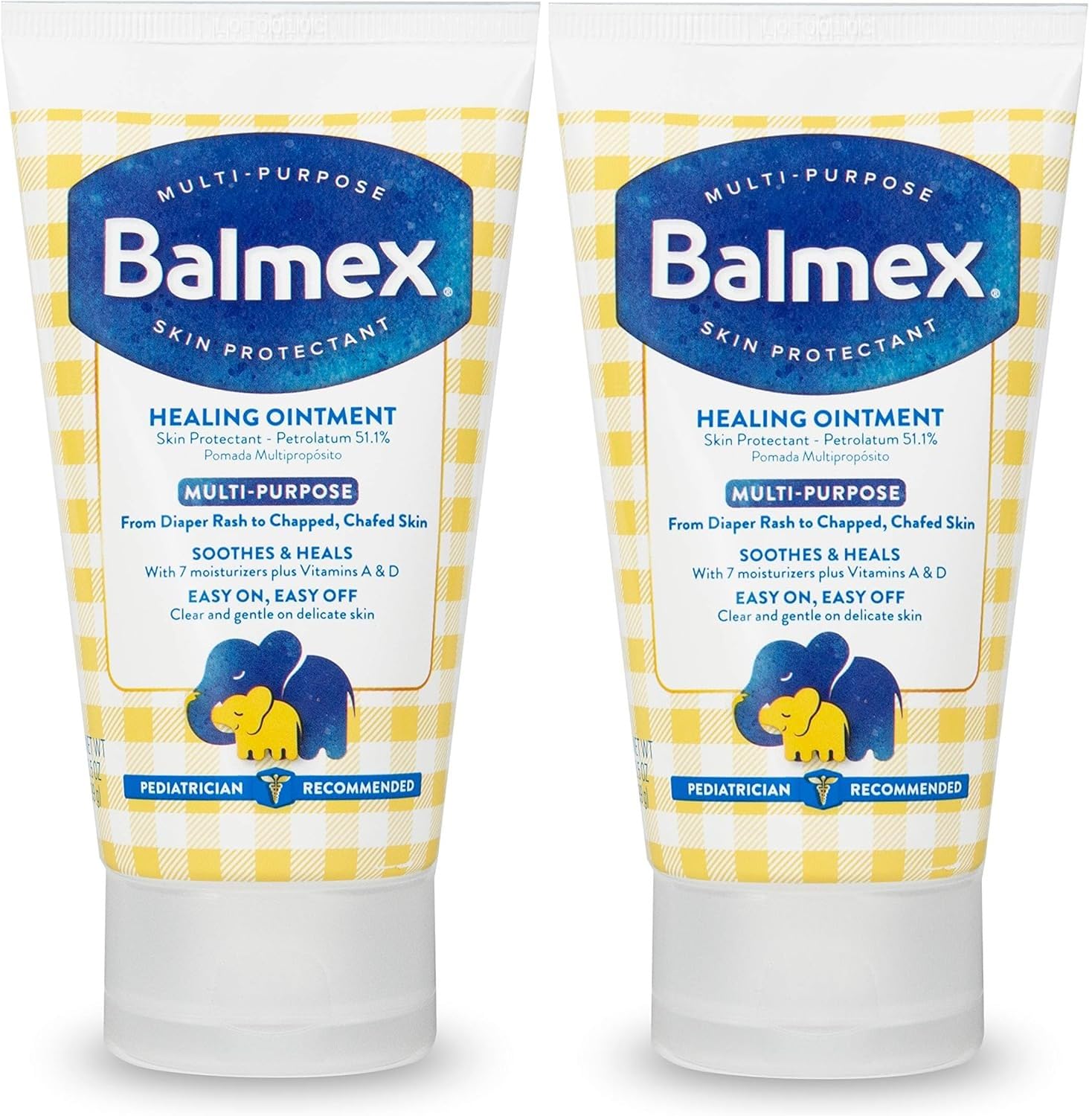Balmex Multi-Purpose Healing Ointment & Skin Protectant For Diaper Rash And Chafing, With Petrolatum, 7 Moisturizers And Vitamin