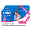 LittleS Baby Diapers M Size (Medium) Pants Style | 712 Kg | 136 Count | Comfy Nights Baby Diaper Pants With Leakage Guard & Up