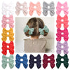 32Pcs/16Colors 3.5 Inches Baby Girls Hair Bows Clips Alligator Clips Felt Woolen Hair Barrettes Hair Accessories For Toddlers In