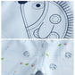Gajaous 5Pcs Newborn 0-3M Boys Girls Baby Cotton Clothes Tops Hat Pants Suit Outfit Sets Onesize