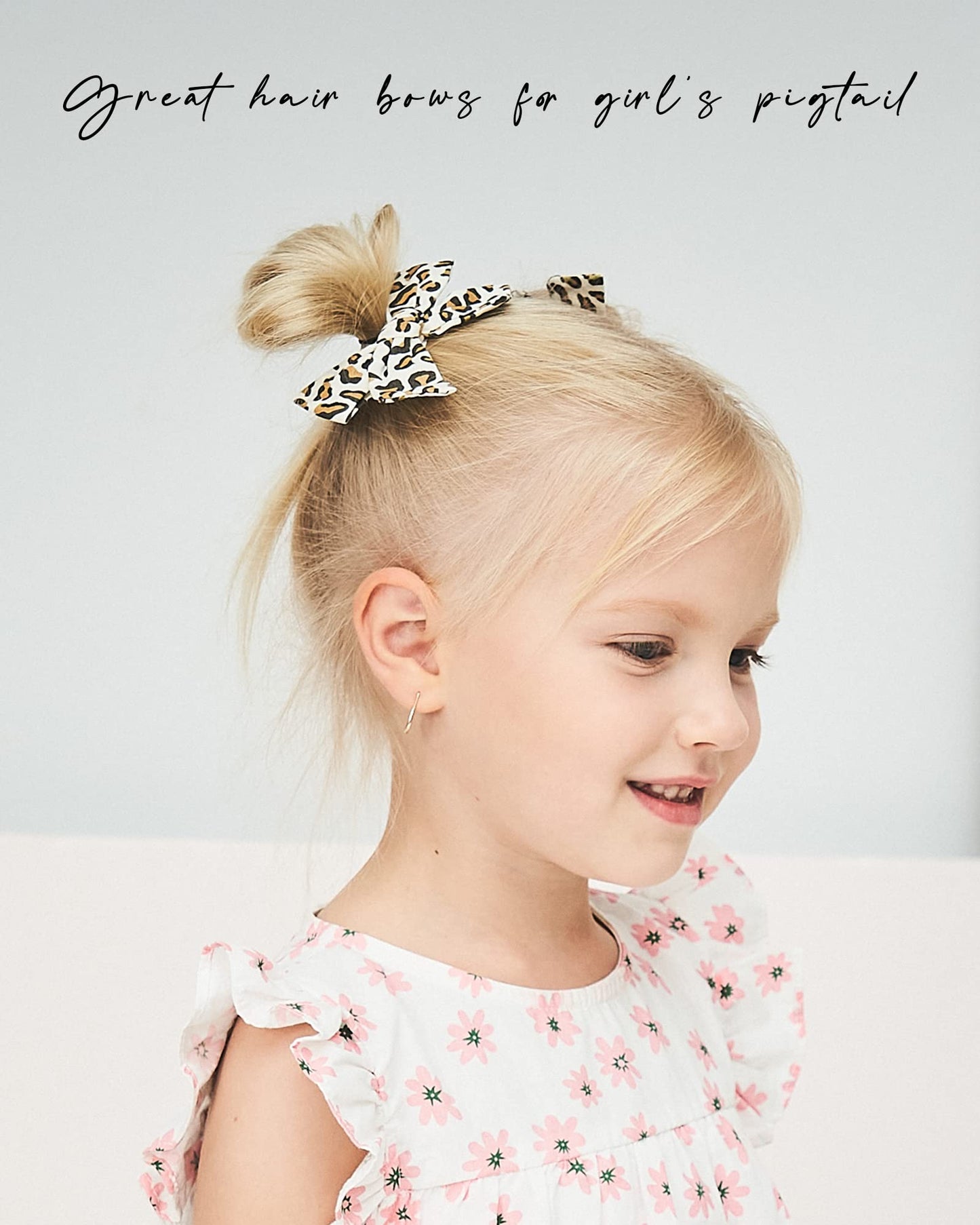 Jollybows 20Pcs 3.5 Inches Baby Girls Linen Hair Bows Clips 10 Colors Fully Lined Hair Barrettes Accessories For Babies Infant T