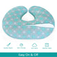 Biloban Nursing Pillow Cover 2 Pack For Breastfeeding Pillow, Ultra Soft And Cozy Nursing Slipcovers, Snug Fits Boppy Pillow, Pe