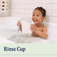 Lalo Bath Rinse Cup - Handle For Easy Grip, Tear-Free Baby Bathing, Flexible Lip, Non-Toxic, Soft Edge, Lightweight Bath Cup For