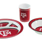 BSI NCAA Texas A&M Aggies 3-Piece Dish Set