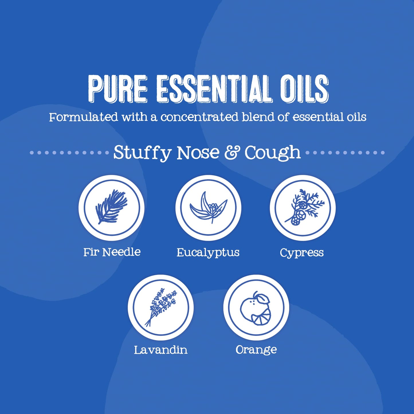Oilogic Stuffy Nose and Cough Vapor Bath Relief for Babies & Toddlers, Essential Oil Breathe Blend - Naturally Soothes with 100%