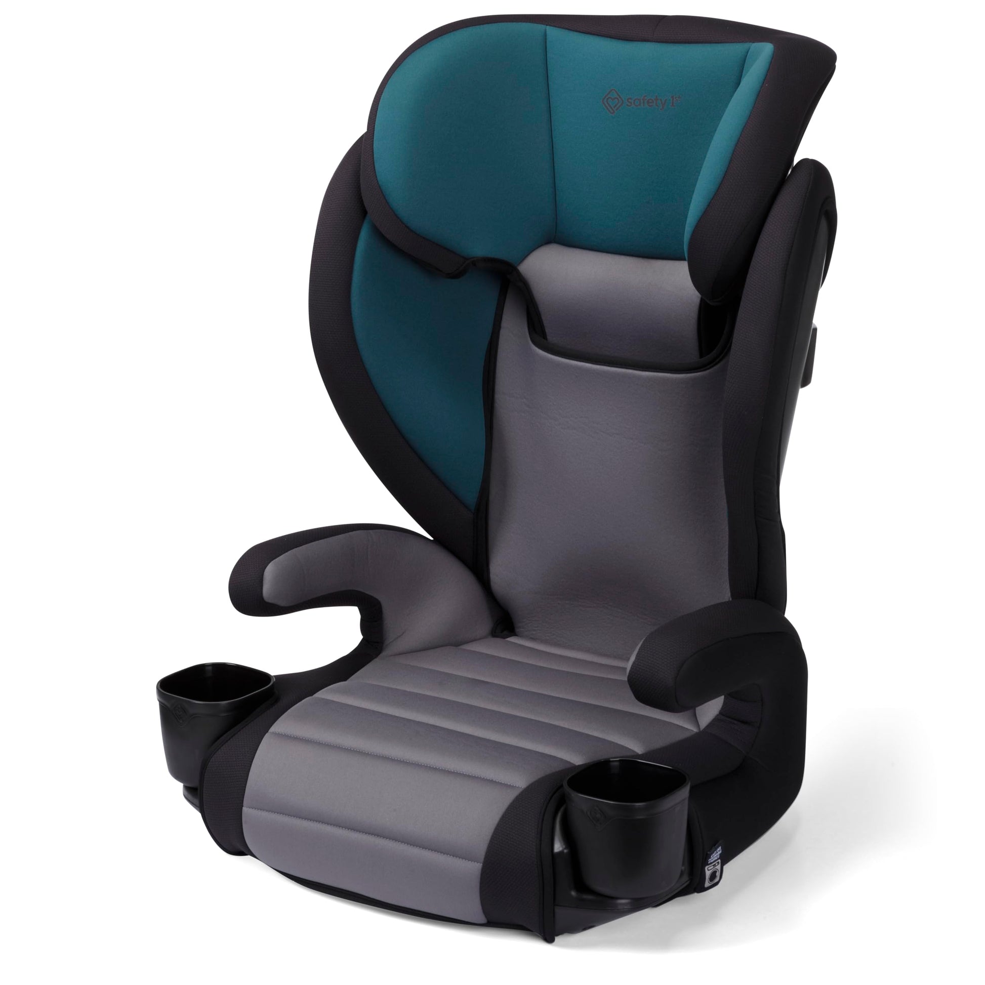 Safety 1st Grow and Go 2-in-1 Booster Car Seat with ComfortWings, Converts High-Back to Backless, 19 Wide, Fits 3 Across, Lightw
