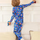 Babee Reshinee Bamboo Viscose Toddler Pajamas Boys Girls Kids Baby 2Pcs Long-Sleeve Pyjamas Set 2-3T Car Snug Fit Sleepwear Pjs