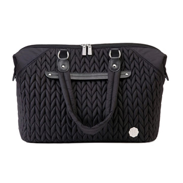 Diaper Bag Tote Baby Nappy Changing Bag Multifunction Large Baby Travel Handbag For Mom (Black)
