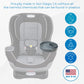 Travel Tray Round, Usa Made Easily Convert Your Existing Cup Holder To A Tray And Cup Holder For Use In A Car Seat, Booster, Str