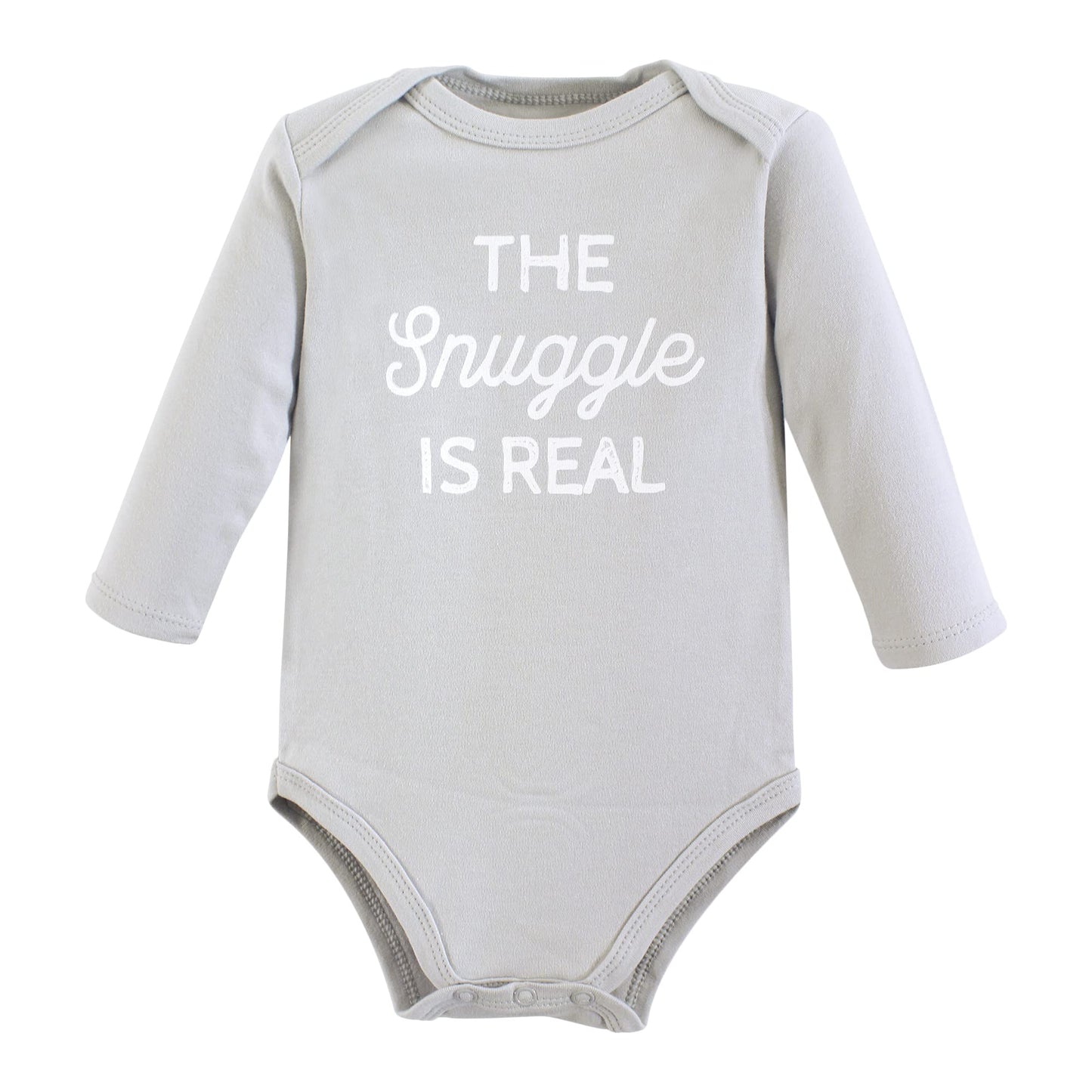 Hudson Baby Unisex Baby Cotton Long-Sleeve Bodysuits, Hedgehog, 9-12 Months