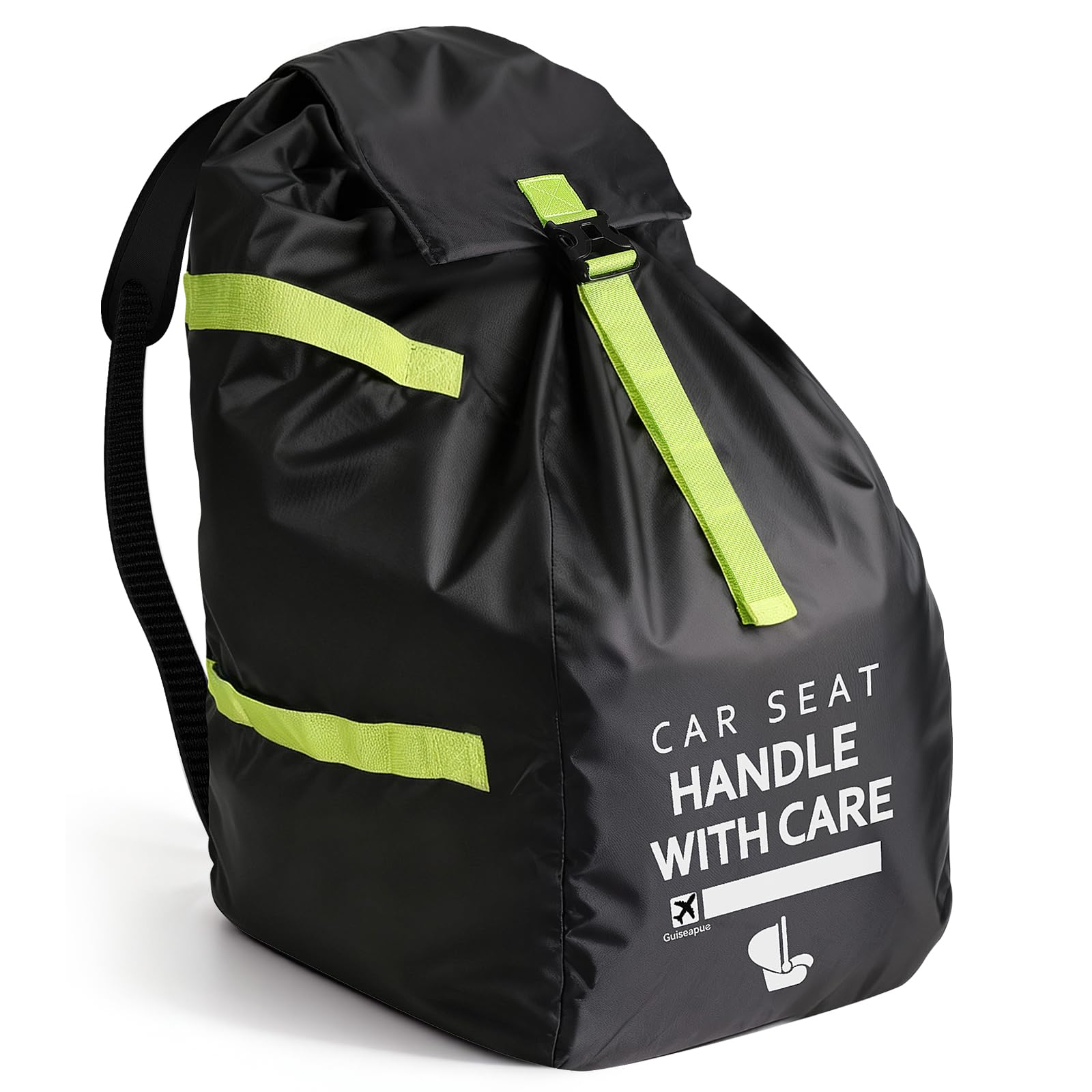 Upgrade Car Seat Travel Bag for Airplane: Car Seat Bags with Shoulder Handle for Air Travel Fit All Car Seats, Infant Carriers &